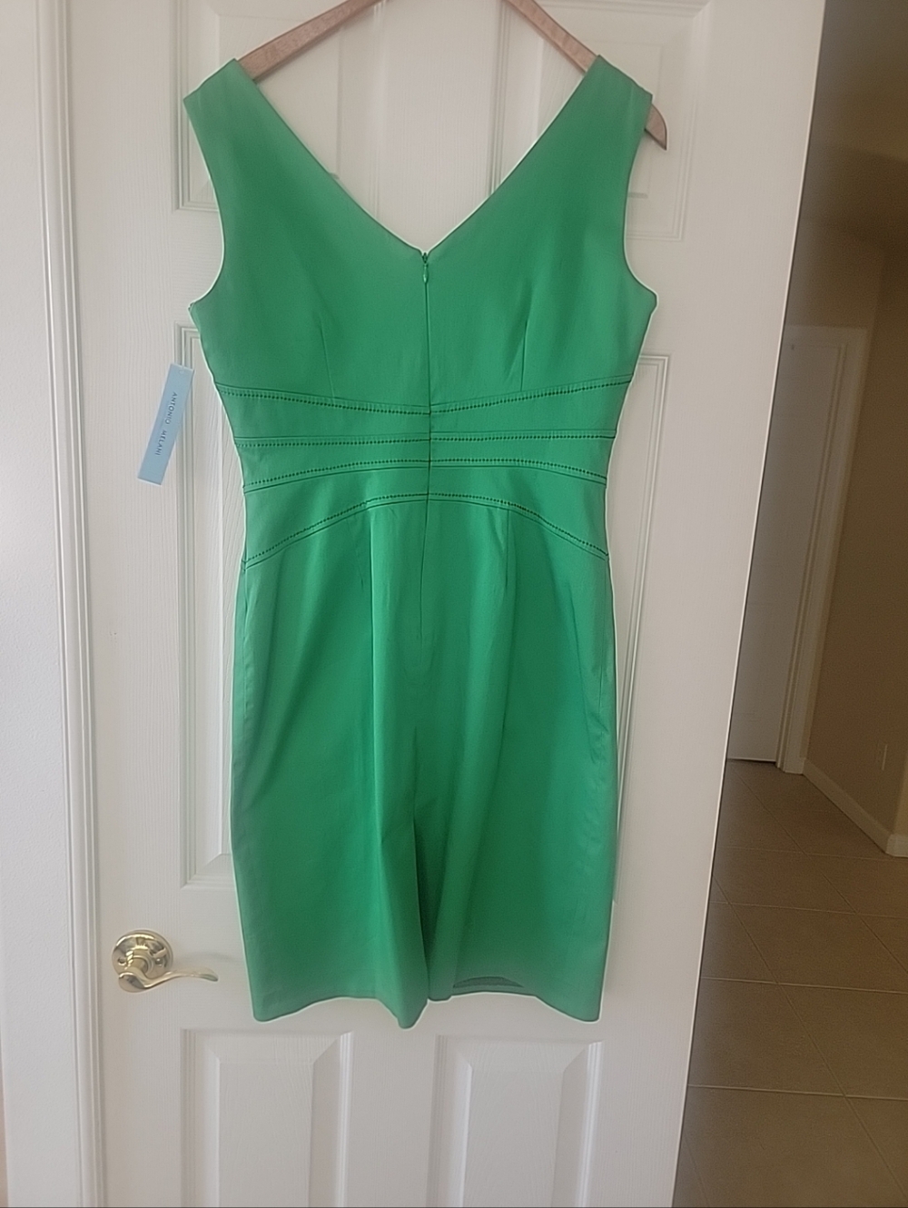 Antonio Melani Kelly Green Sheath Dress
